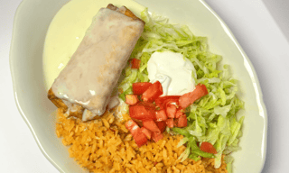 Lunch Southwestern Chimichanga