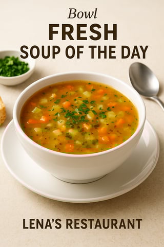 Bowl Fresh Soup of the Day