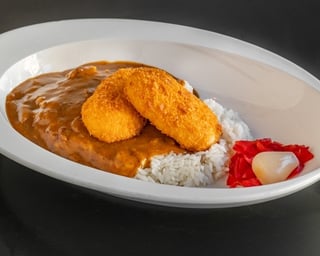 Kani Cream (Crab) Croquettes Curry