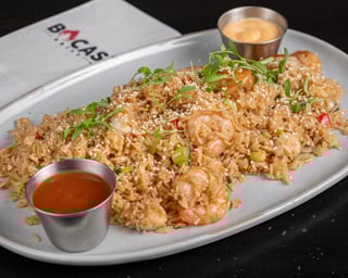 Rice Wok Smoked Shrimp