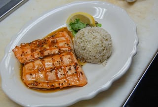 Bourbon Glazed Salmon