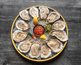 Oysters half shell