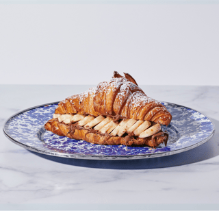 Grilled Nutella Banana Croissant