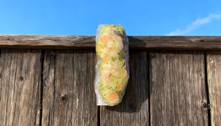 Cilantro Shrimp Rice Paper Roll