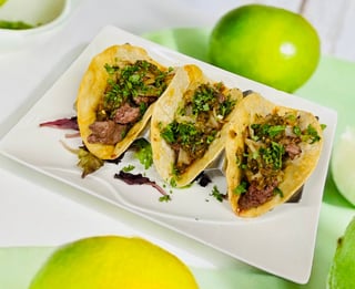 Street chicken tacos