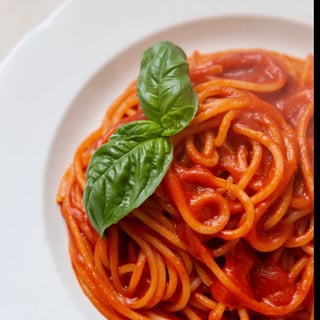 Spaghetti Pomodoro (tomato Sauce)