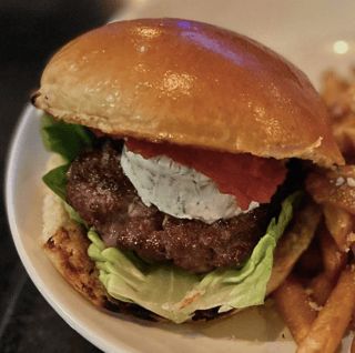 Moorish Spiced Lamb Burger