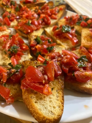 Tomato and Basil Bruschetta