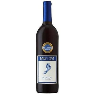 Barefoot Merlot | 750ml Wine Bottle