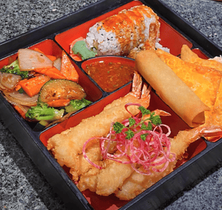 Bento Shrimp Tempura