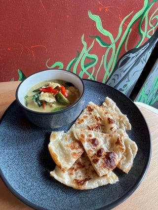 Green Curry with Roti