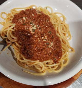 Side Spaghetti with Meat Sauce