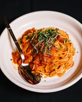 Spaghetti Al Pomodoro E Basilico