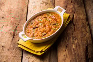 Lunch Baingan Bharta (Eggplant)-- Vegan and Gluten free