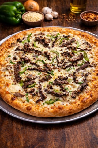 16" Philly Cheesesteak Pie