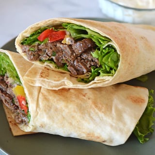 Beef Shawarma Wrap