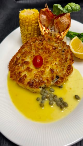 Florida Lobster Tail Schnitzel