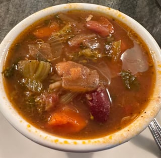 Bowl Minestrone Soup