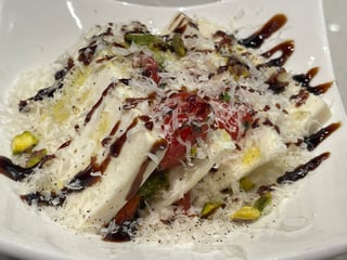 Pistachio Pesto Caprese Salad