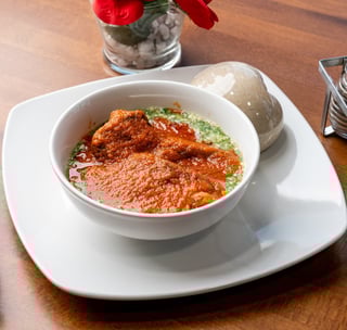 Okro & Stew with Scoop