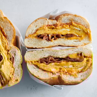 BEEF BACON EGG & CHEESE