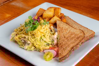 Smoked Salmon Scramble