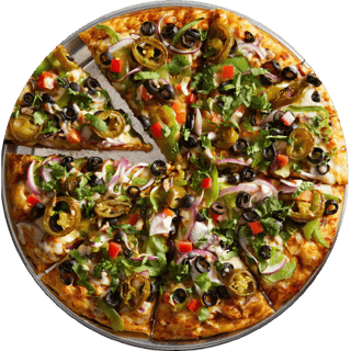 Curry Veggie Delight Pizza