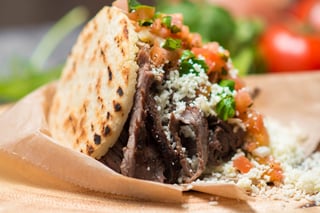 -Arepa Carne al Grill/Grilled Beef JUNIOR