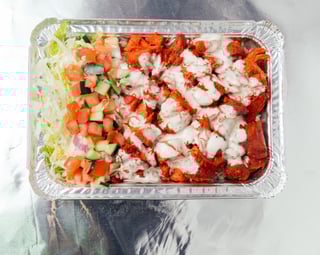 Chicken Over Rice Platter