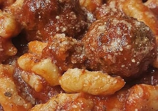 Cavatelli & Meatballs
