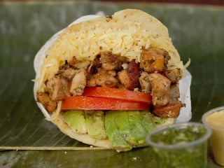 Chicken Arepa