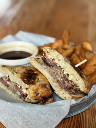 French Onion Beef Brisket Melt