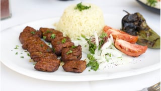 Beef Shish Kebab Plate