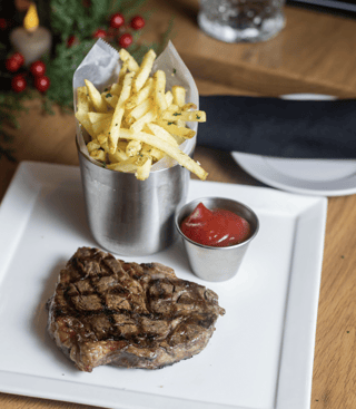 Kids Steak Skewers & Fries