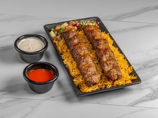 Adana kofta platter