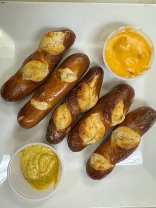 Pretzels with Cheese or Stadium Mustard