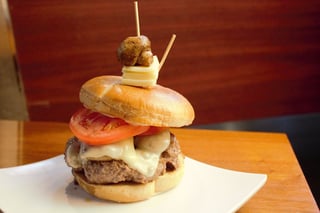 MUSHROOM SWISS BURGER