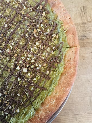 12” Dubai Chocolate Pizza