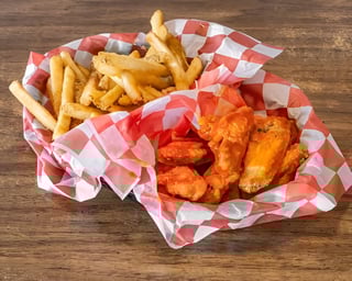 Wings and Fries Basket
