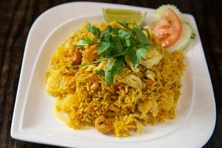 VG Yellow Curry Fried Rice