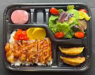 Chicken teriyaki boxed