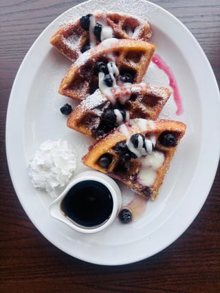 Blueberry Lemon Waffle