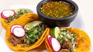 Birria Tacos with Consome