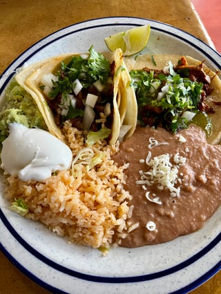2 Birria Taco Plate