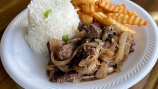 Carne Asada + A Salad & a Bottle Coke