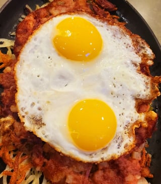 Corned Beef Hash & Eggs