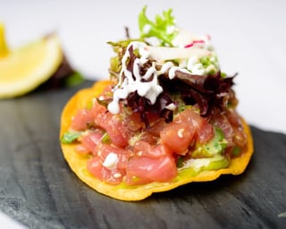 Roadside Ahi Tuna Tostada