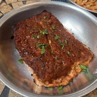 Sicilian (Spicy) Eggplant Lasagna (v)