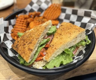 Grilled Italian on Focaccia