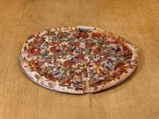 large deluxe pizza
